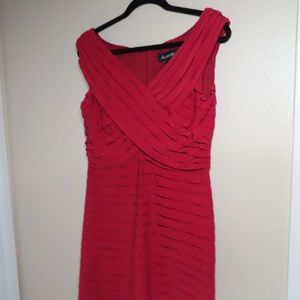 Red Criss Cross Sexy Design Dress